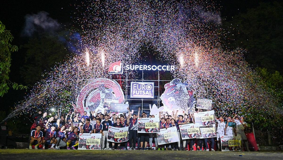 Kejuaraan futsal level nasional bertajuk SuperSoccer Euro Futsal Championship 2023 akhirnya mencapai klimaksnya.
