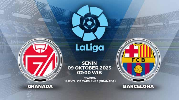 Berikut tersaji prediksi Liga Spanyol 2023/24 antara Granada vs Barcelona yang akan berlangsung di Stadion Los Carmenes.