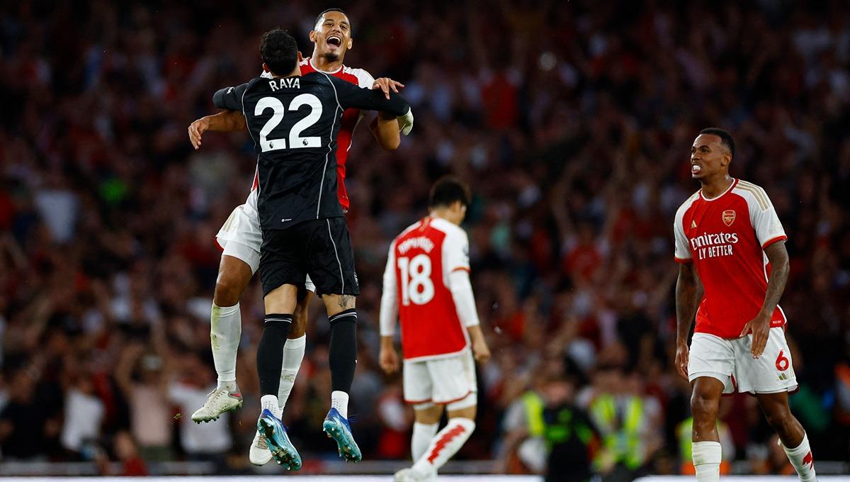 Terdapat 10 statistik gila yang tercipta usai Arsenal menggasak Manchester City di lanjutan Liga Inggris (Premier League) 2023/2024 pekan ke-8.