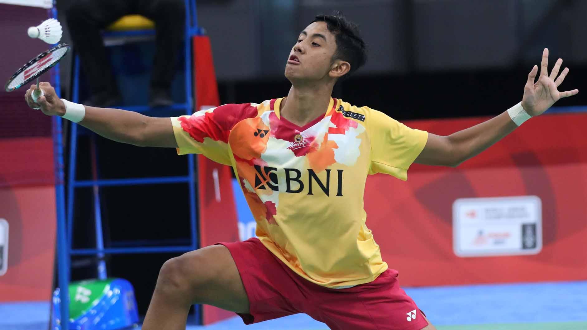 Tunggal putra pertama Indonesia, Alwi Farhan juara tunggal putra ajang BWF World Junior Championships 2023. (Foto: PBSI)