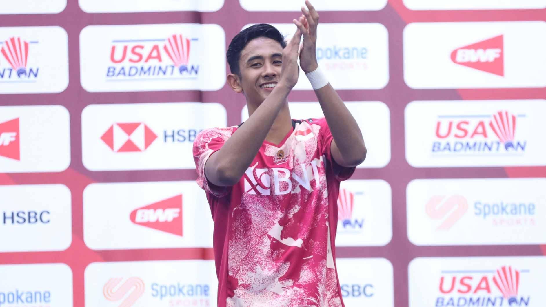 Statistik kemenangan beruntun Alwi Farhan makin bikin ngeri seusai tak terhentikan di kompetisi Indonesia Masters II 2023. - INDOSPORT