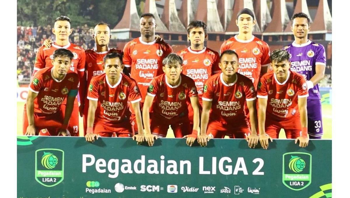 Skuat Semen Padang di Liga 2 2023/24. - INDOSPORT
