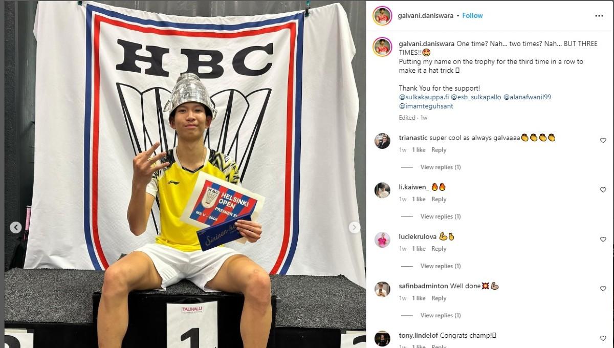 Mengenal Ananda Galvani Daniswara, anak pelatih bulutangkis asal Indonesia, Imam Teguh Santoso, yang kini bersinar di Tanah Finlandia bersama sang ayah.