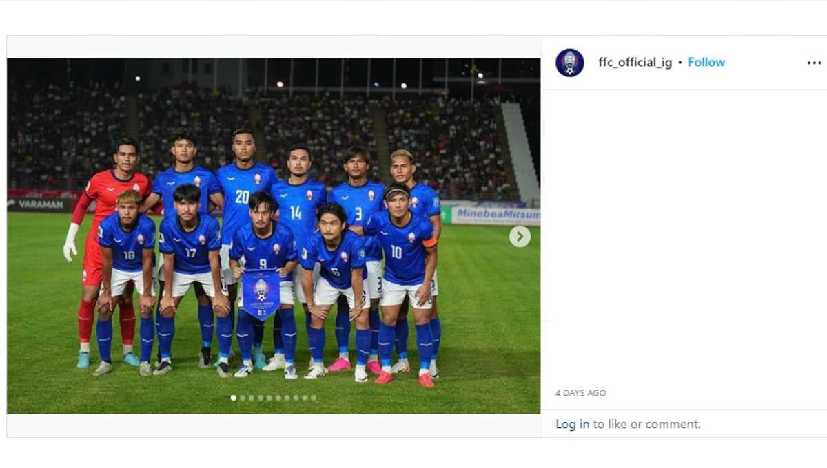 Timnas Kamboja di Laga Kualifikasi Piala Dunia - INDOSPORT