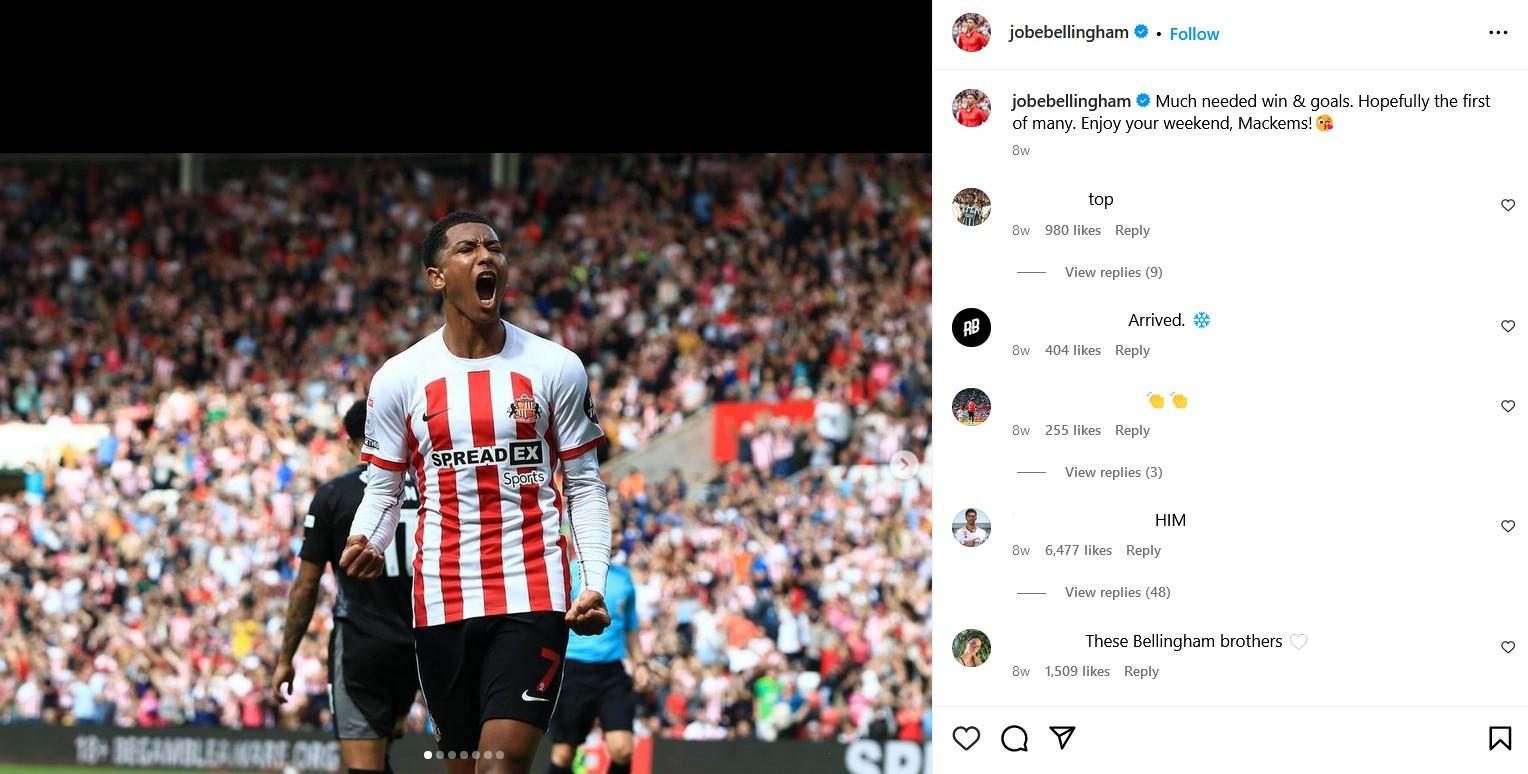 Klub Liga Italia (Serie A), Juventus, dikabarkan ikut masuk ke dalam perebutan adik Jude Bellingham yang bernama Jobe Bellingham untuk bursa transfer.