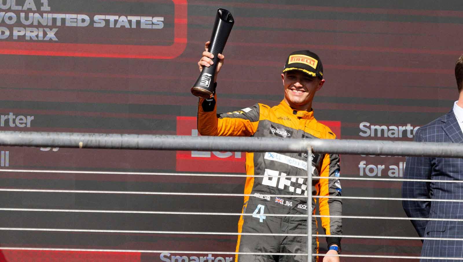 Lando Norris F1 GP Amerika Serikat 2023. Foto: REUTERS/Jerome Miron.