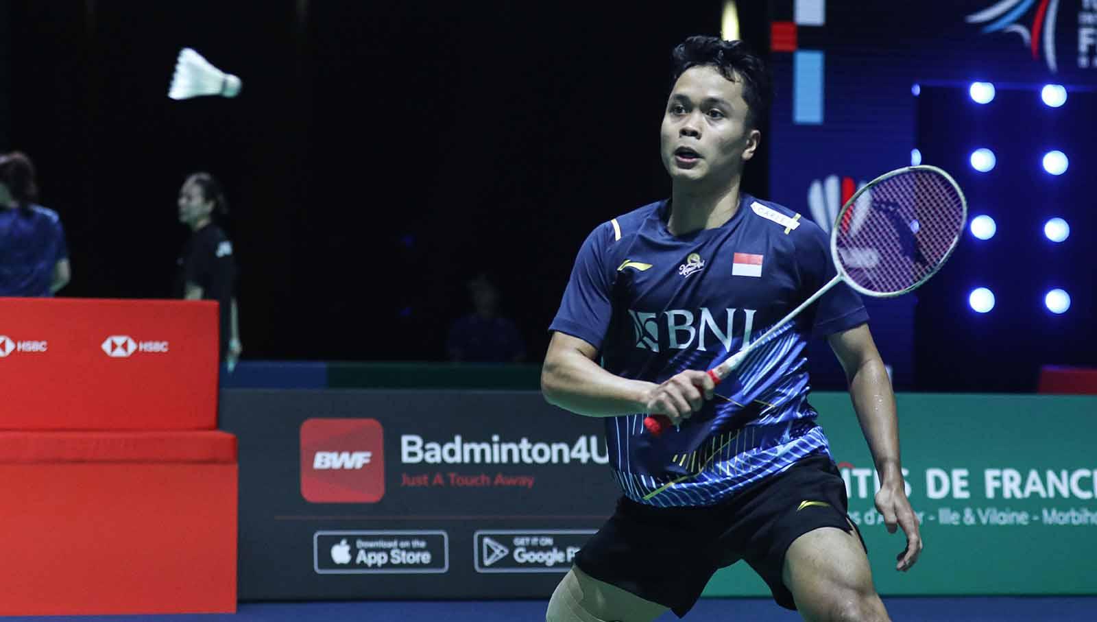 Drawing turnamen bulutangkis Malaysia Open 2024, salah satunya Anthony Sinisuka Ginting berada di jalur angker demi gelar perdana musim depan. (Foto: PBSI)