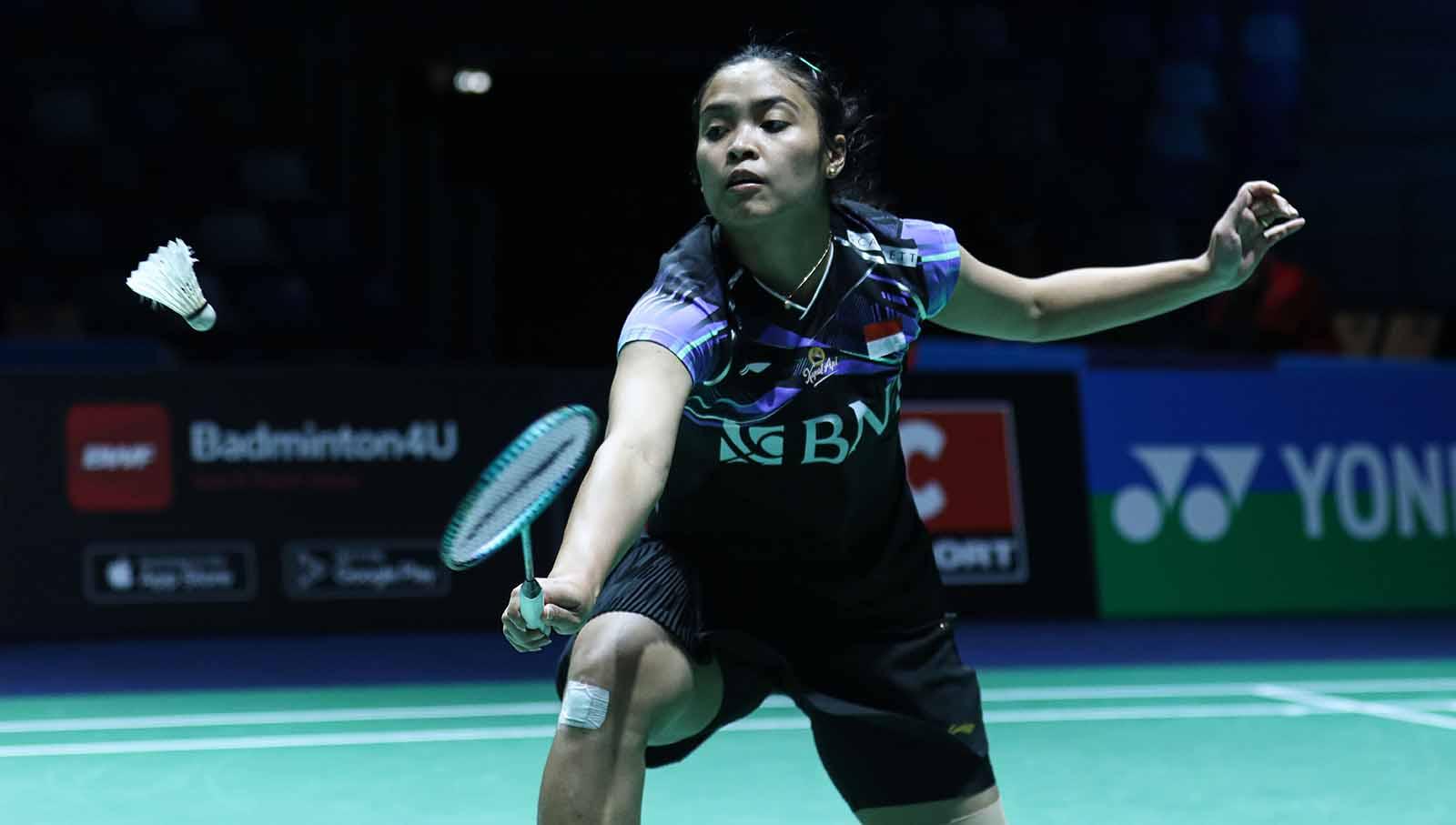 Kesuksesan Gregoria Mariska menembus final Kumamoto Masters 2023 tak lepas dari faktor tak kasat mata yang dirasakan tunggal putri Indonesia itu. (Foto: PBSI)