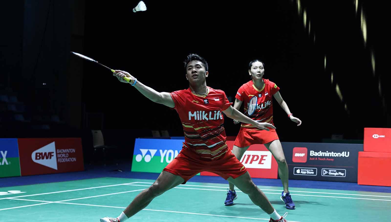 Dejan Ferdinsyah sowan ke bintang bulutangkis senior Indonesia, Mohammad Ahsan/Hendra Setiawan. Apakah kode membelot ke ganda putra digandeng Kevin Sanjaya?