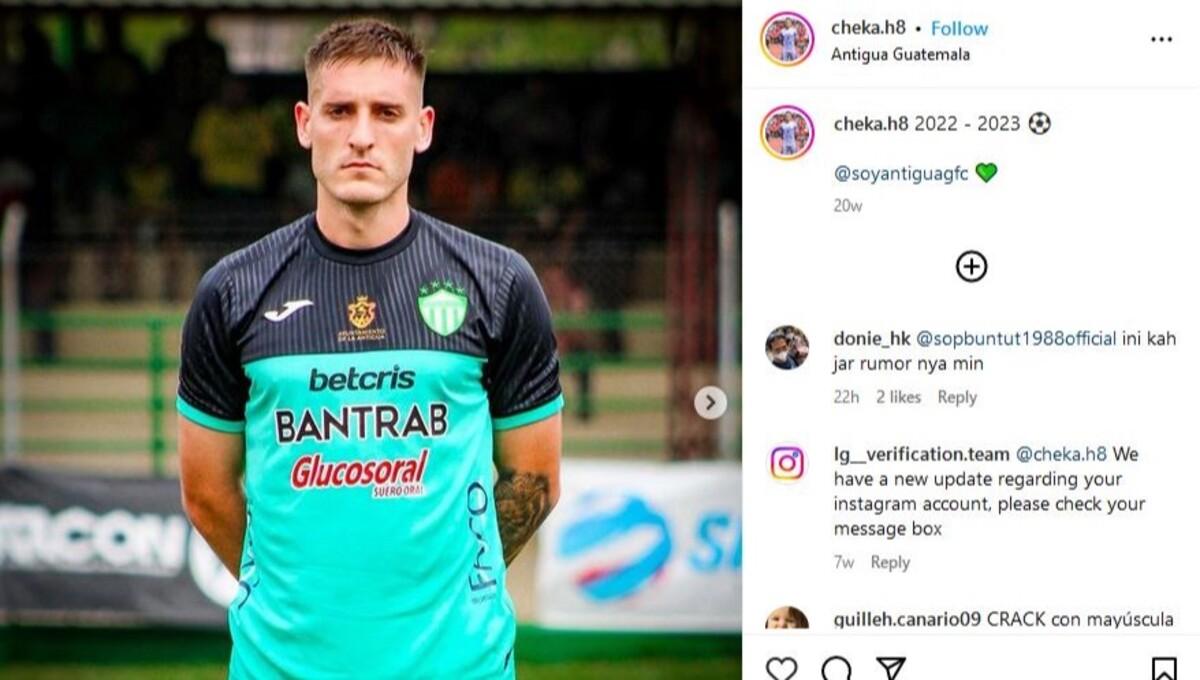 Cristian Hernandez, gelandang Argentina yang dirumorkan jadi incaran Barito Putera di bursa transfer paruh musim Liga 1 2023/2024. (Foto: IG @cheka.h8)
