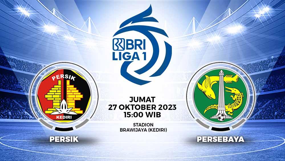 Prediksi laga Liga 1 antara Persik Kediri melawan Persebaya di Stadion Brawijaya pada Jumat (27/10/23). - INDOSPORT