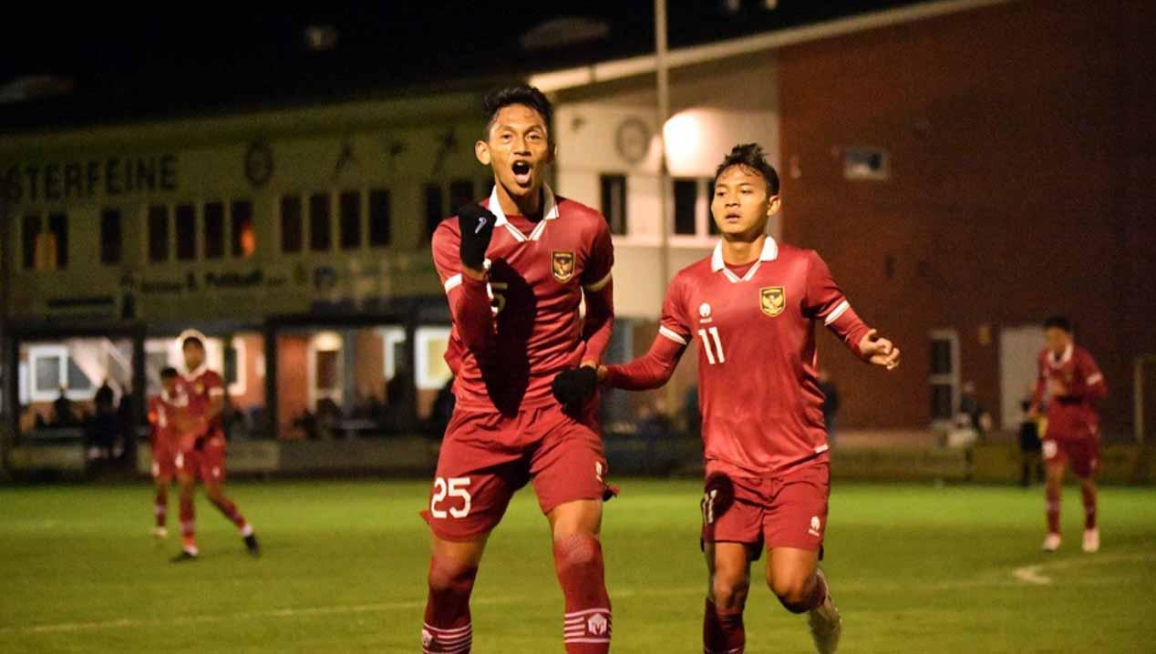 Selebrasi pemain Timnas Indonesia U-17, Muhammad Aulia Rahman. (Foto: pssi.org)