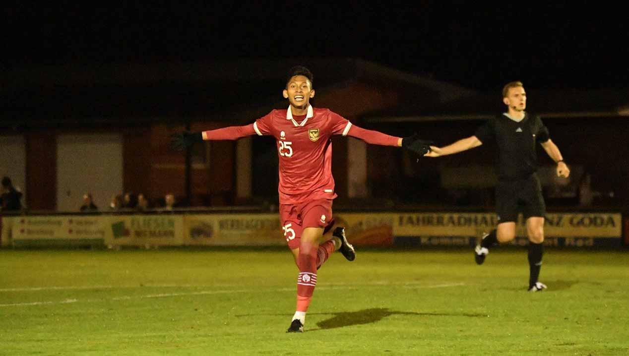 Selebrasi pemain Timnas Indonesia U-17, Muhammad Aulia Rahman. (Foto: pssi.org)