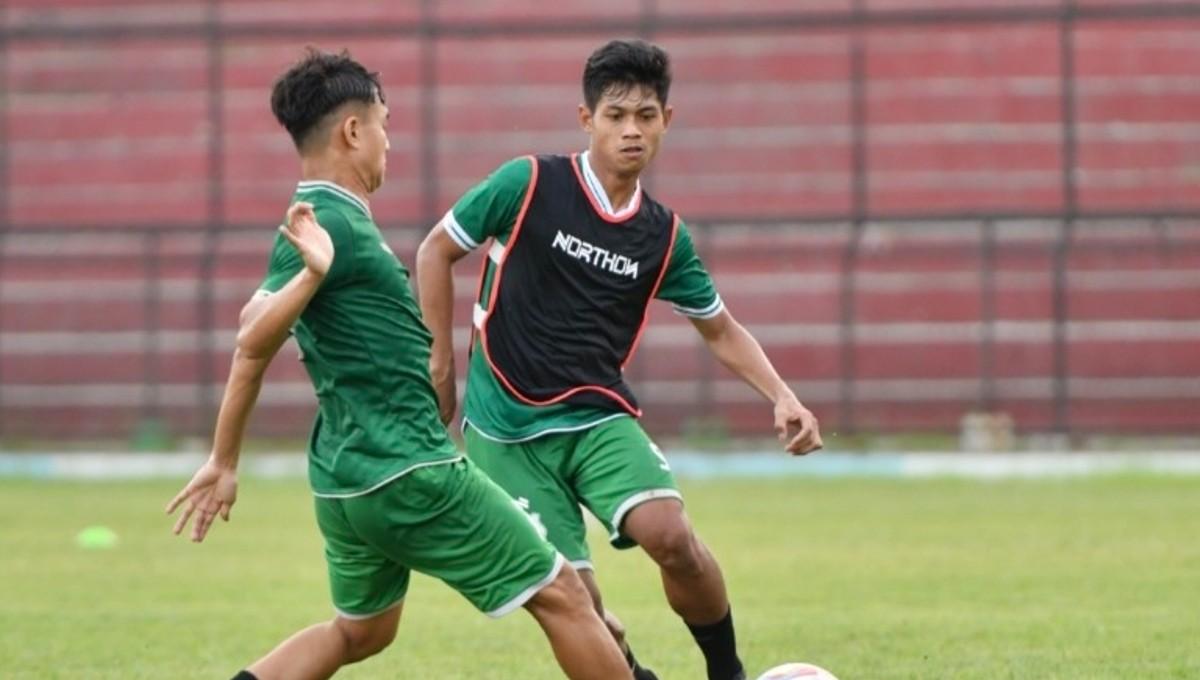 PSMS Medan mencoret Syahrul Mustofa (kanan) jelang putaran kedua Grup 1 Liga 2 2023/2024.