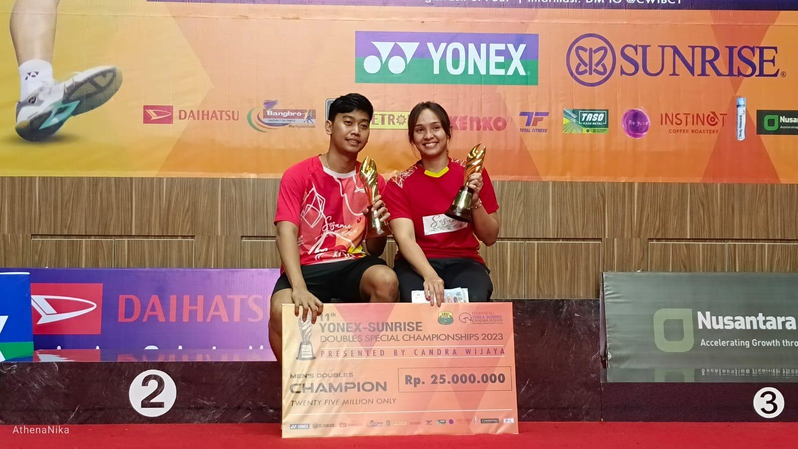 Masita Mahmudin menjuarai ajang Yonex-Sunrise Doubles Special Championships 2023.