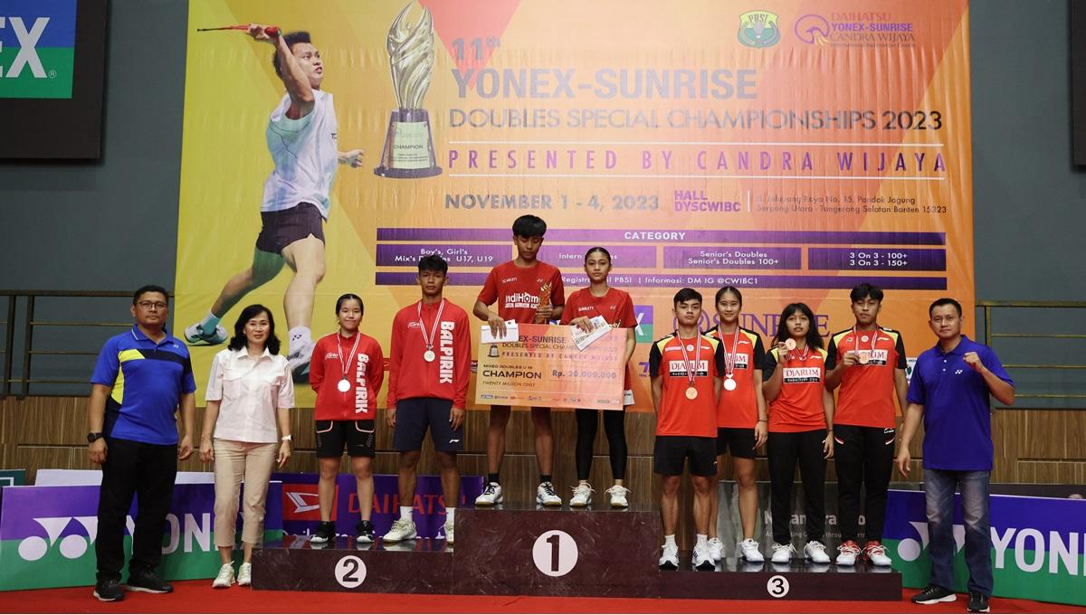 Juara Yonex-Sunrise Doubles Special Championships 2023 by Candra Wijaya. - INDOSPORT