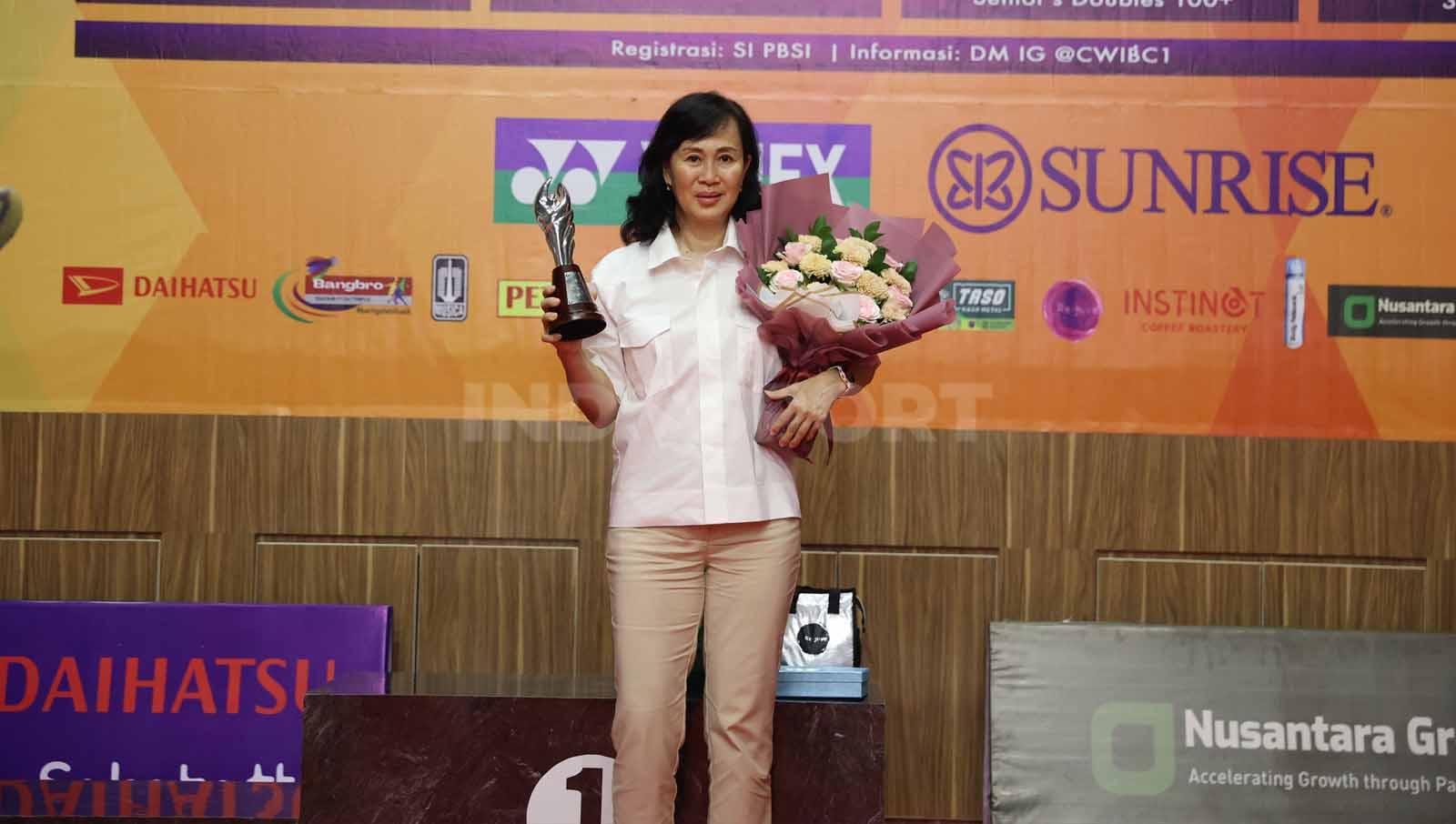 Mantan ratu ganda putri Indonesia, Rosiana Tendean memberikan wejangan untuk PBSI jelang Olimpiade Paris 2024. (Foto: Indra Citra Sena/INDOSPORT) - INDOSPORT