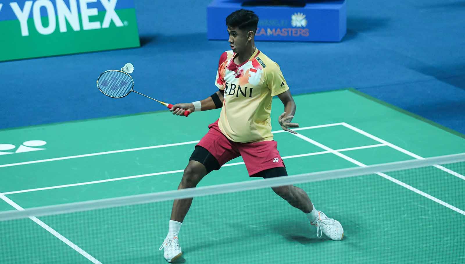 Tunggal putra Indonesia, Alwi Farhan membeberkan biang kerok dirinya tersingkir di ajang Syed Modi India S300 2023. (Foto: PBSI)