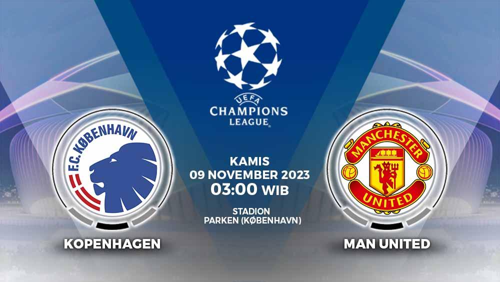 Prediksi Pertandingan antara FC Kopenhagen vs Manchester United (Liga Champions).