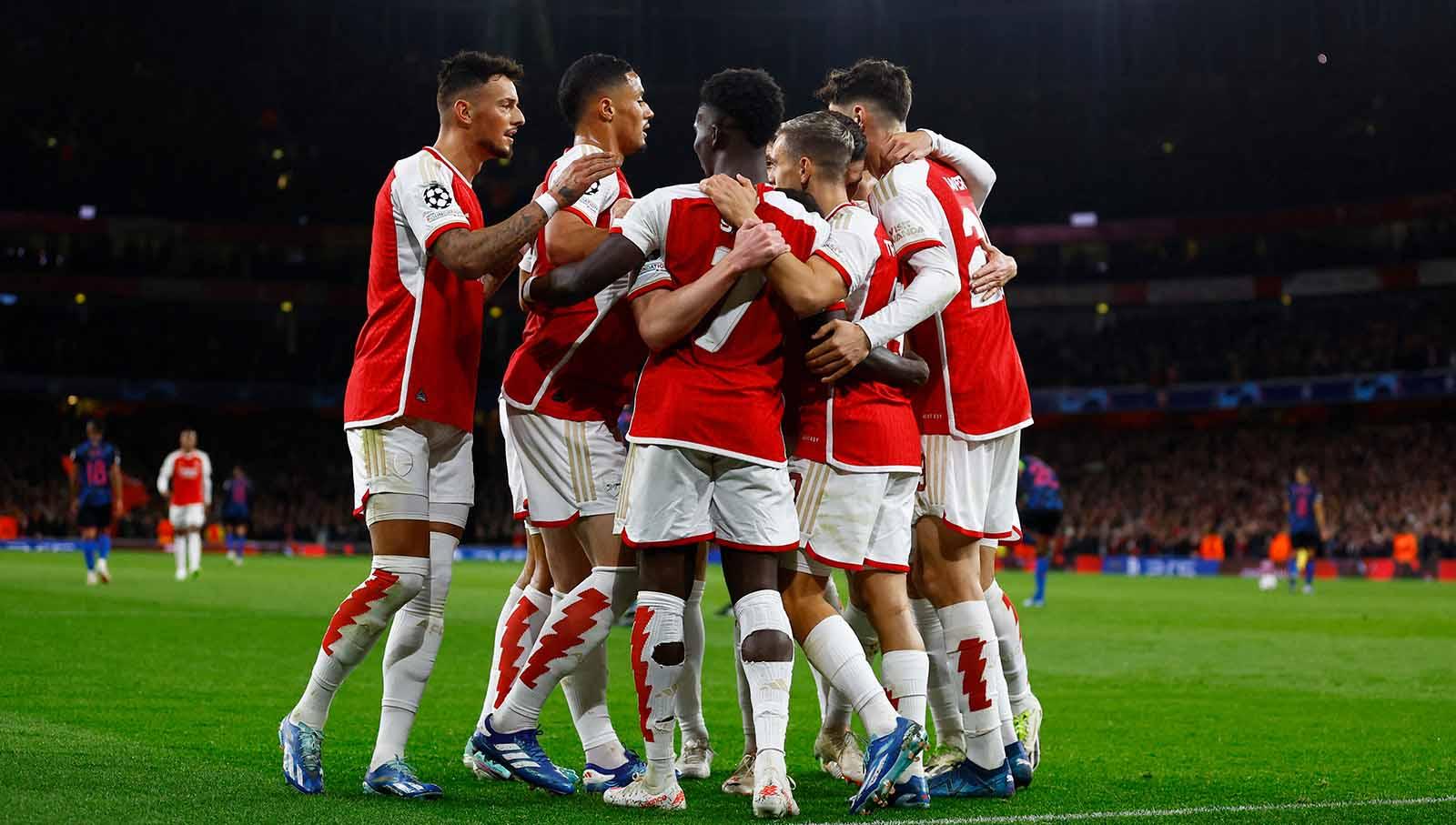 Menilik 3 kunci kemenangan Arsenal atas Sevilla pada Liga Champions 2023-2024, yang tersaji di Emirates Stadium, Kamis (09/11/23) dini hari WIB. (Foto: REUTERS/Hannah Mckay)