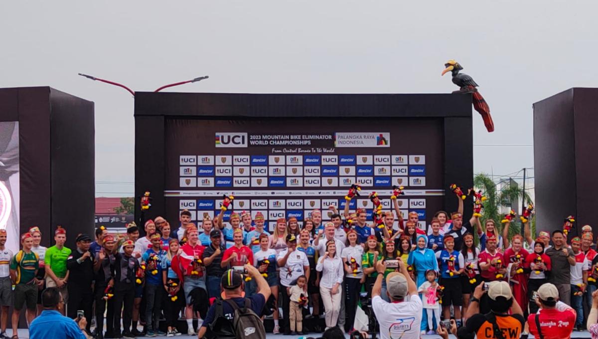 Peresmian Sirkuit SG 1973 yang akan menjadi arena UCI MTB 2023 di Palangka Raya