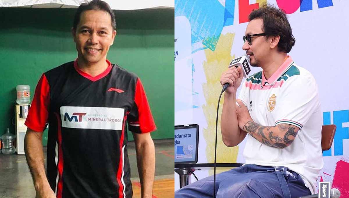 Marleve Mainaky dan Vincent Rompies. (Foto: marleve mainaky/Vindes Sport)