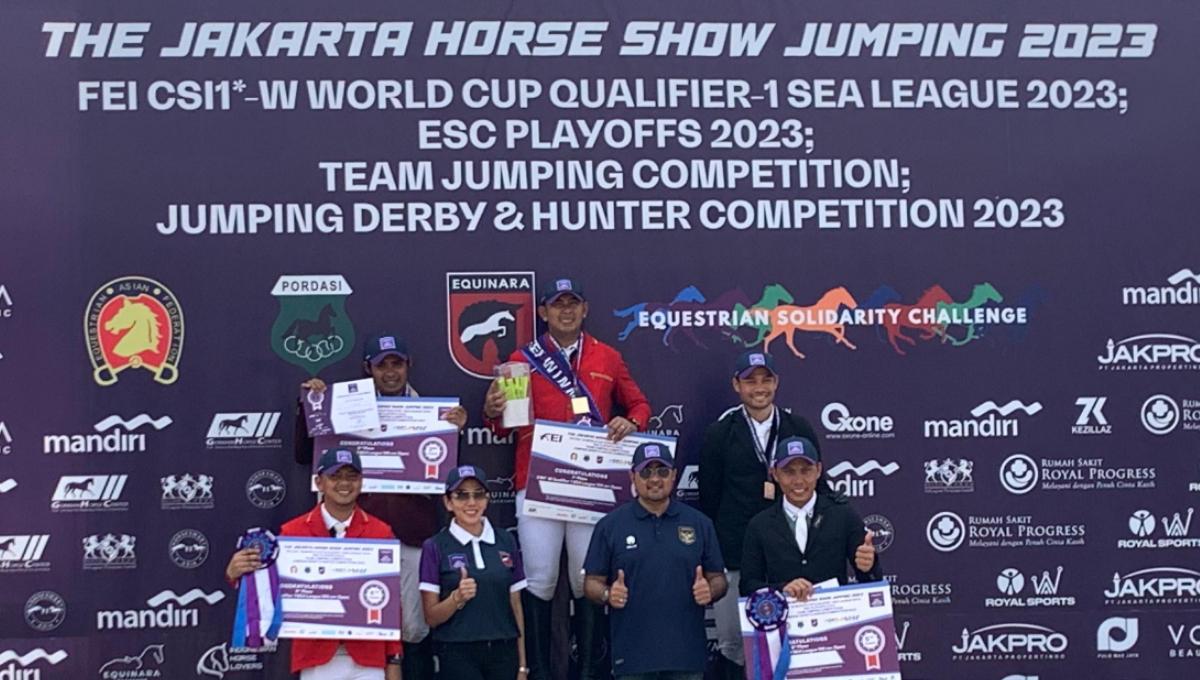 The Jakarta Horse Show Jumping 2023 sukses berlangsung di Jakarta International Equestrian Park (JIEP), Pulomas, Jakarta Timur, 17-19 November 2023. - INDOSPORT