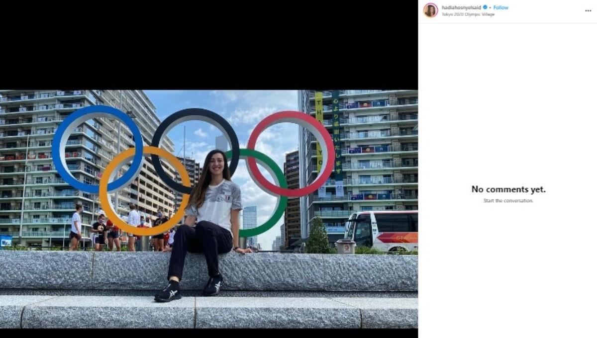 Pebulu tangkis Mesir, Hadia Hosny. Foto: instagram/hadiahosnyelsaid.