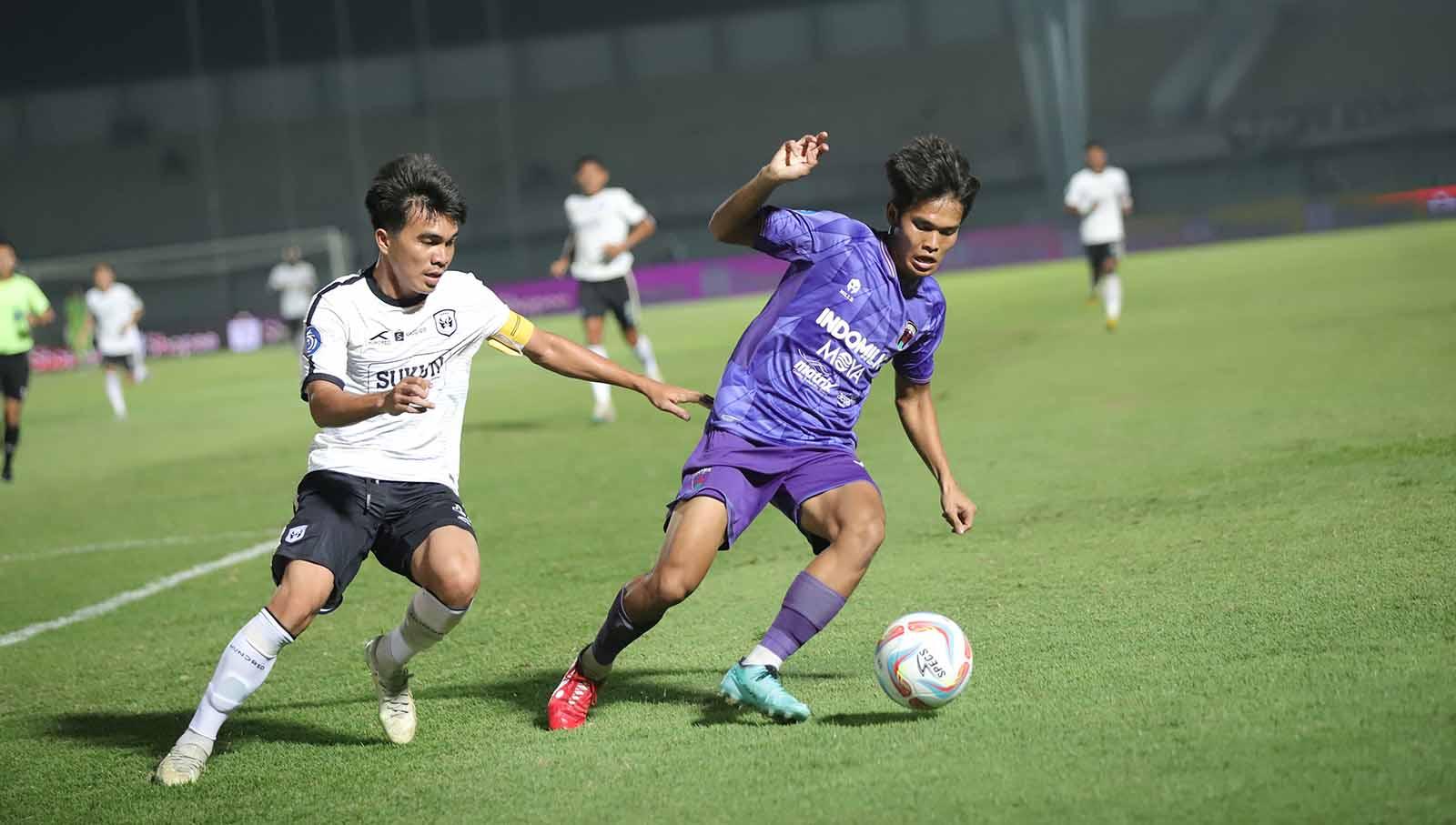 Laga pertandingan antara Persita Tangerang vs RANS Nusantara pada laga pekan ke-20 BRI Liga 1 di Stadion Gelora Bangkalan, Bangkalan, pada Kamis (23/11/2023). (Foto: MO Persita Tangerang)