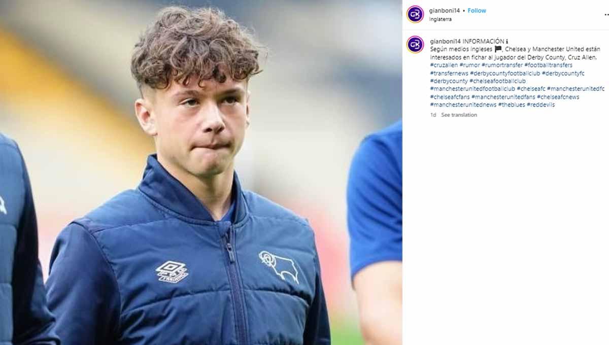 Rumor transfer klub Liga Inggris (Premier League), Manchester United yang menggaet bintang muda Cruz Allen, serta potensi rekrut gratis Thomas Muller. (Foto: ig@Giancarlo Bonifas)