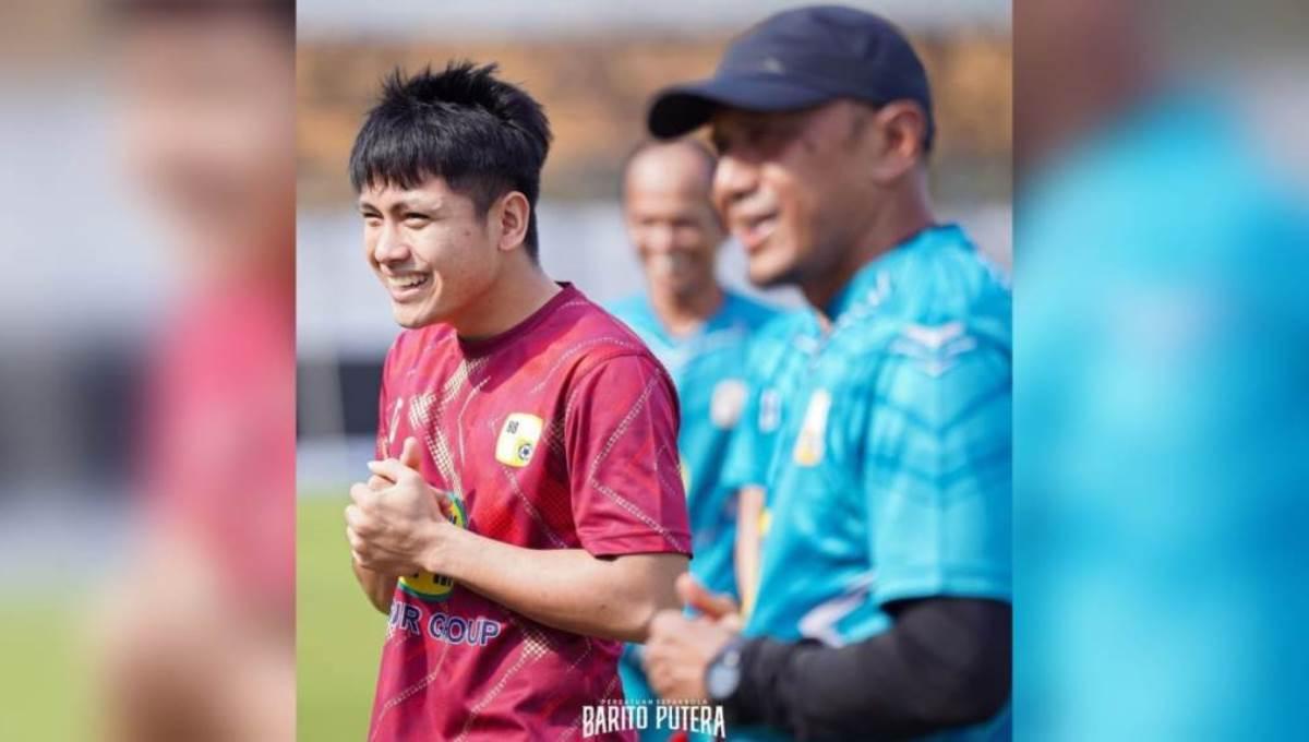 Pemain Barito Putera, Natanael Siringoringo (kiri). Foto: instagram/psbaritoputeraofficial.