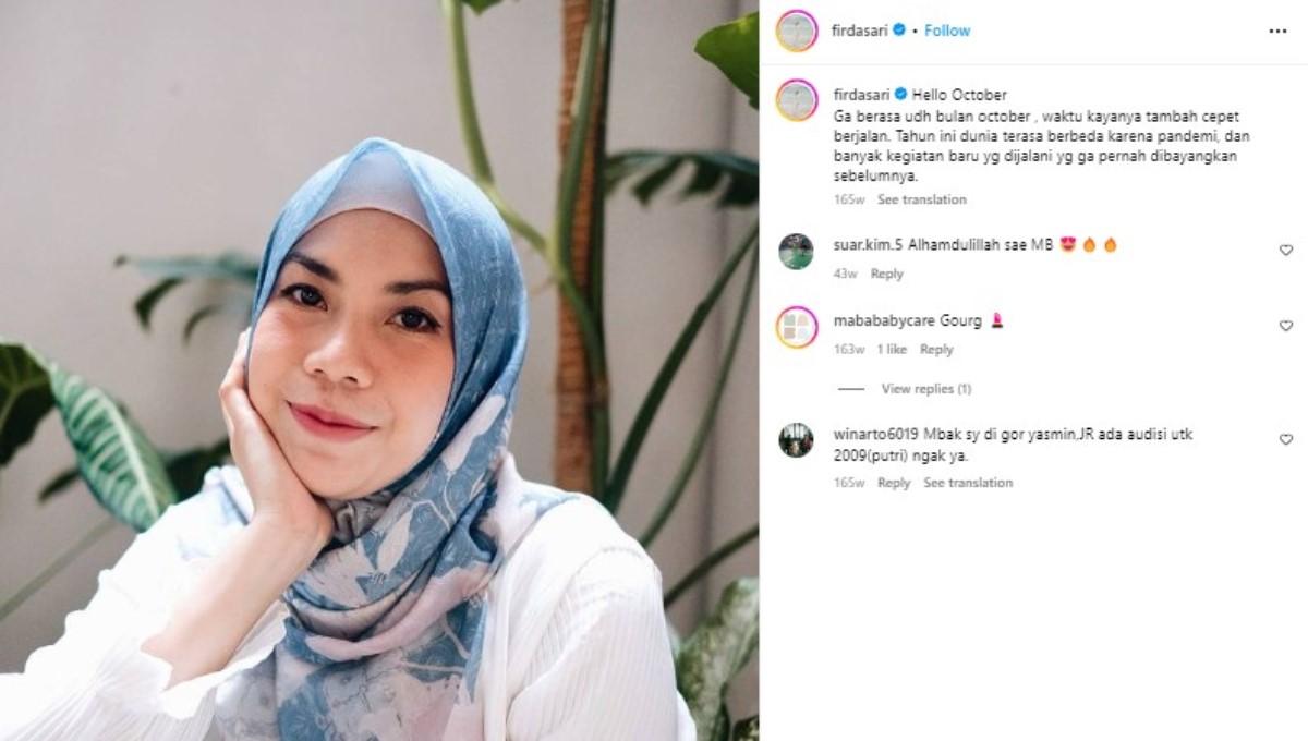 Mantan atlet bulutangkis putri Indonesia, Adriyanti Firdasari. Foto: instagram/firdasari.