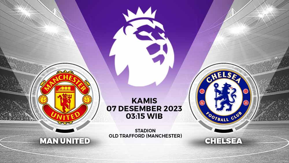 Prediksi pertandingan Liga Inggris (Premier League) pekan ke-15 antara Manchester United vs Chelsea, Kamis (07/12/23) dini hari, dapat disimak di artikel ini. - INDOSPORT