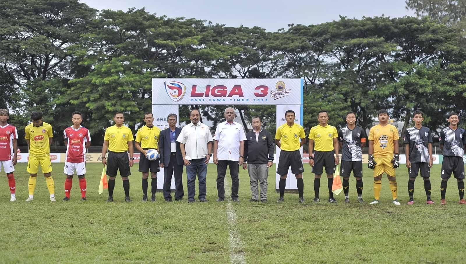 Kick-off Liga 3 Jatim di Stadion Canda Bhirawa Pare, Kabupaten Kediri. (Foto: PSSI Asprov Jatim)