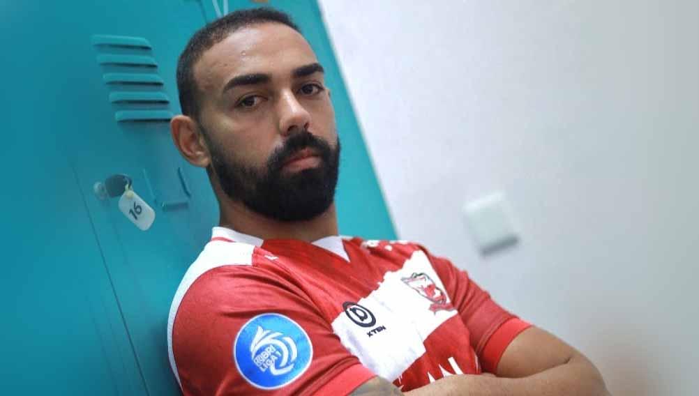 Madura United perkenalkan striker asing baru, Dalberto Luan Belo. (Foto: MO Madura United)