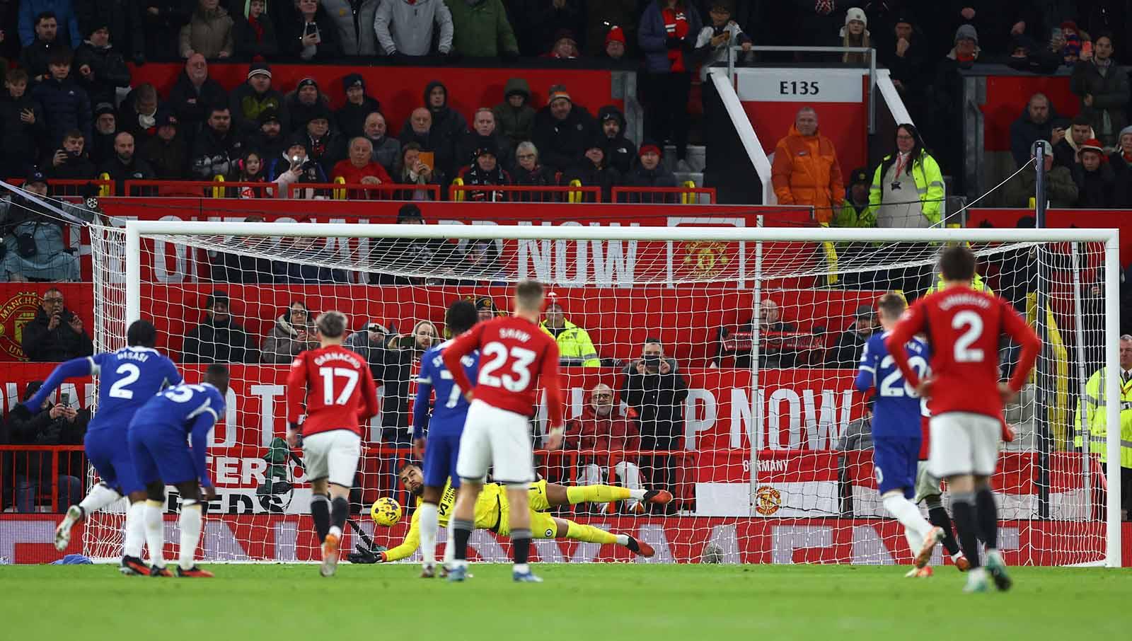 Link live streaming Liga Inggris (Premier League) 2023/24 antara Manchester United vs Bournemouth pada Sabtu (9/12/23) mulai pukul 22.00 WIB, tersedia di sini.