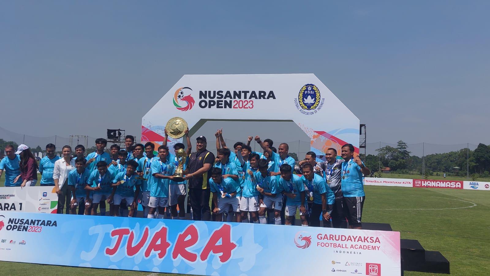 PErsib Bandung juara Nusantara Open 2023
