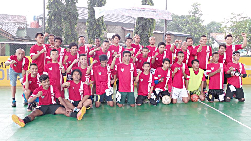 Seleksi Timnas Indonesia untuk Homeless World Cup (HWC) 2014 di Bandung, Jabar, Kamis (19/06/14). HWC 2014 akan berlangsung di Santiago, Chile, Oktober 2014.
