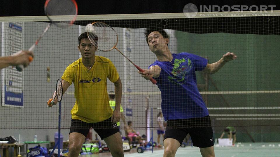 Kevin Sanjaya saat masih berpasangan dengan Selvanus Geh di sektor ganda putra.