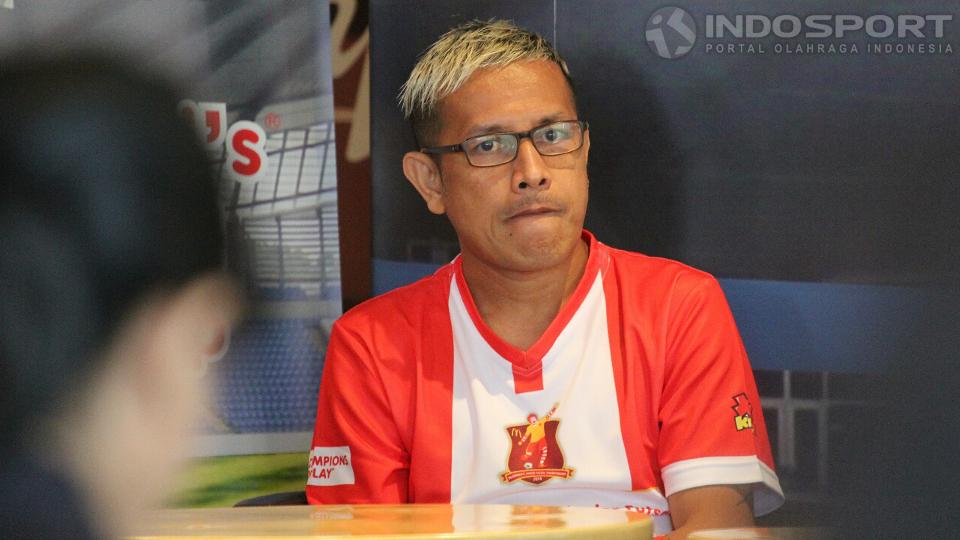 Vennard Hutabarat (Mantan Pemain Futsal Nasional), Gatot Widhiyanto (Businus Director Children Media Kompas Gramedia), Michael Hartono (Marketing Communication Director McDonals, Doni Zola (Ketua Futsal Comittee Mcdonals Junior Futsal) pada acara konferen Copyright: Herry Ibrahim/INDOSPORT