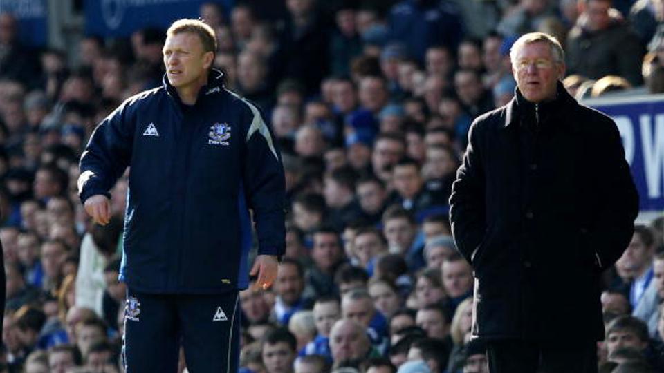 Sir Alex Ferguson (Kanan) dan David Moyes Copyright: GETTY IMAGES