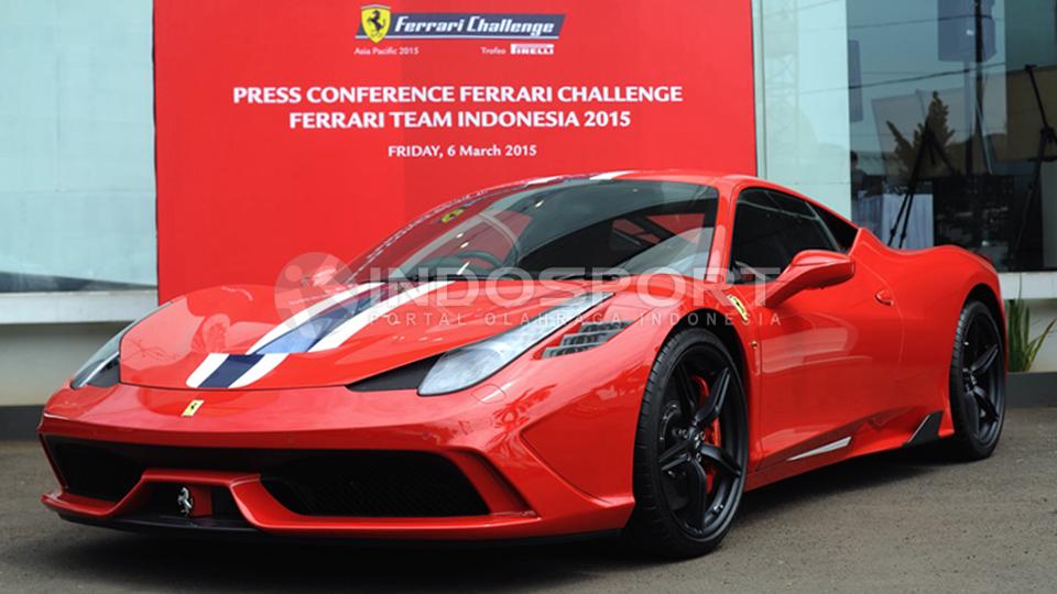 Ready to Race. Ferrari 458 Speciale dengan spesifikasi balap yang siap berlaga di Ferrari Challenge.