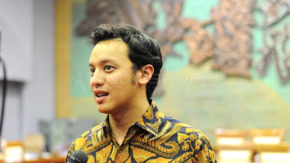 Anggota Komisi X DPR RI dan mantan pebalap nasional, Moreno Suprapto.