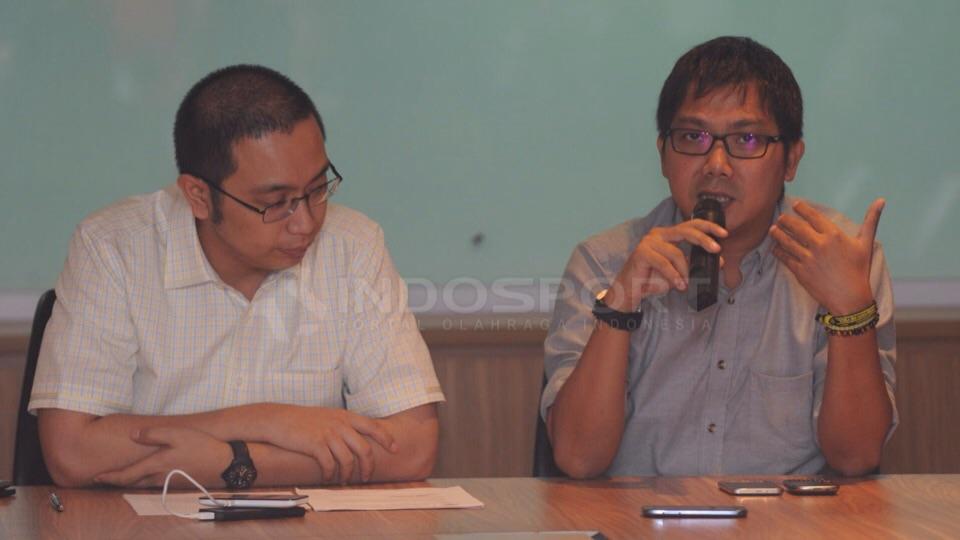 Aristo Pangaribuan (kiri) dan Bung Tommy Welly (kanan).