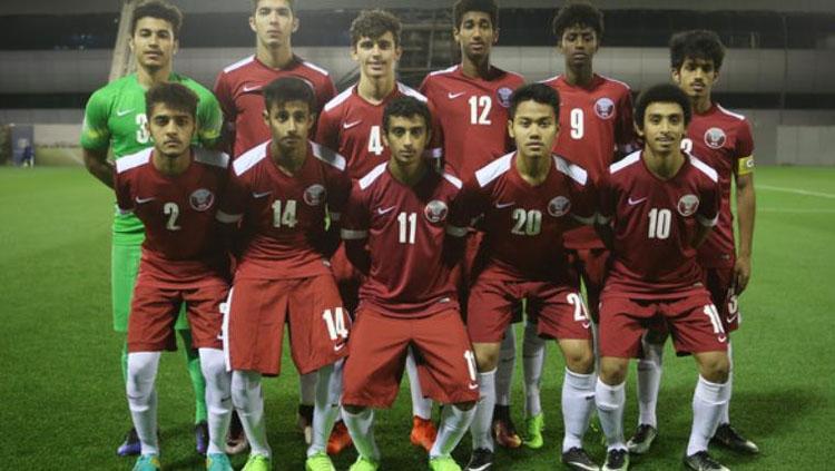 Bakat muda Indonesia di Qatar, Andri Syahputra. Copyright: Instagram/@qatar_team2022.