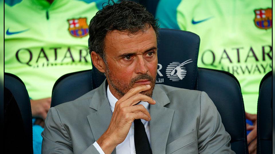 Pelatih Barcelona, Luis Enrique. Copyright: NurPhoto/GettyImages