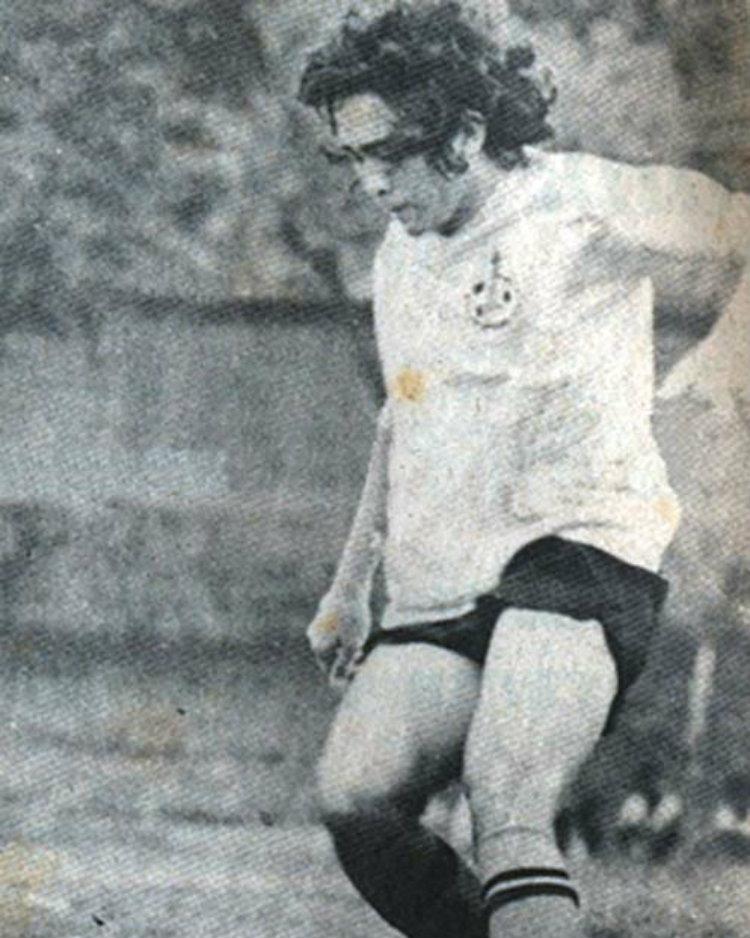 Anjas Asmara pada tahun 1972 dengan kostum PS Jayakarta (klub internal Persija) Copyright: Legendary1928