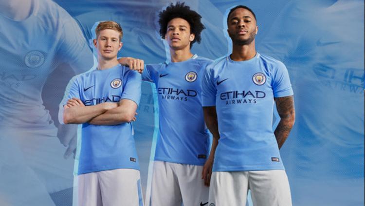 Jersey anyar Manchester City. Copyright: Official Website