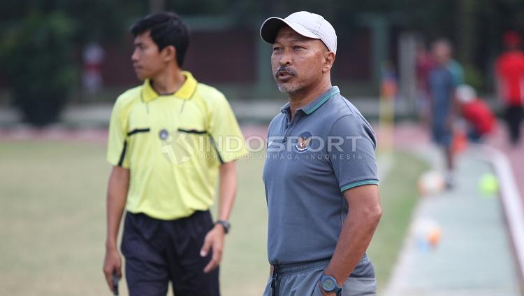 Uji coba Timnas U-16 vs Patriot Candrabhaga Bekasi. Copyright: Herry Ibrahim/INDOSPORT
