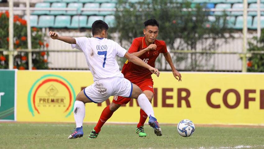 Vietnam vs Filipina Copyright: Myanmar Football Federation